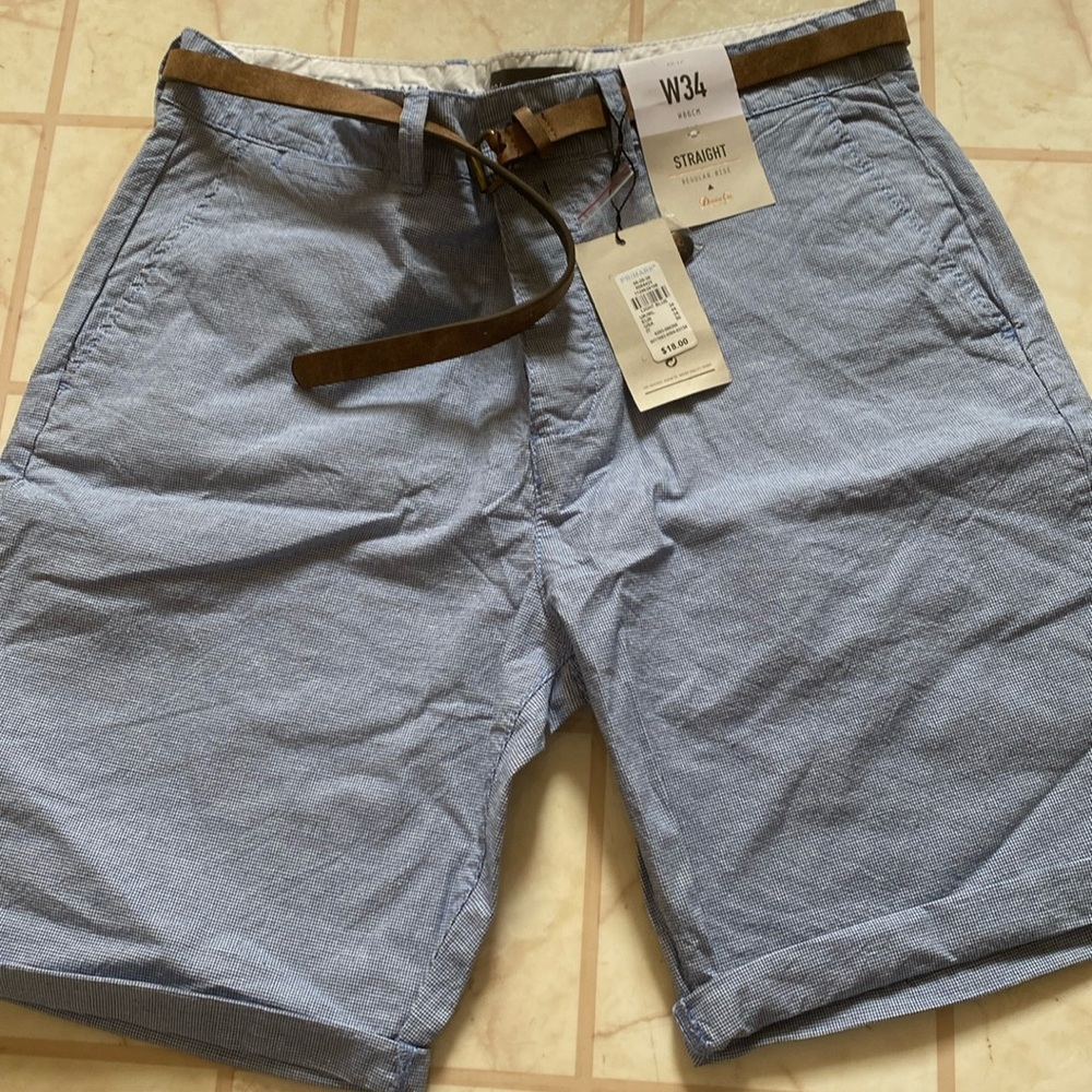 Mens Light Blue Shorts